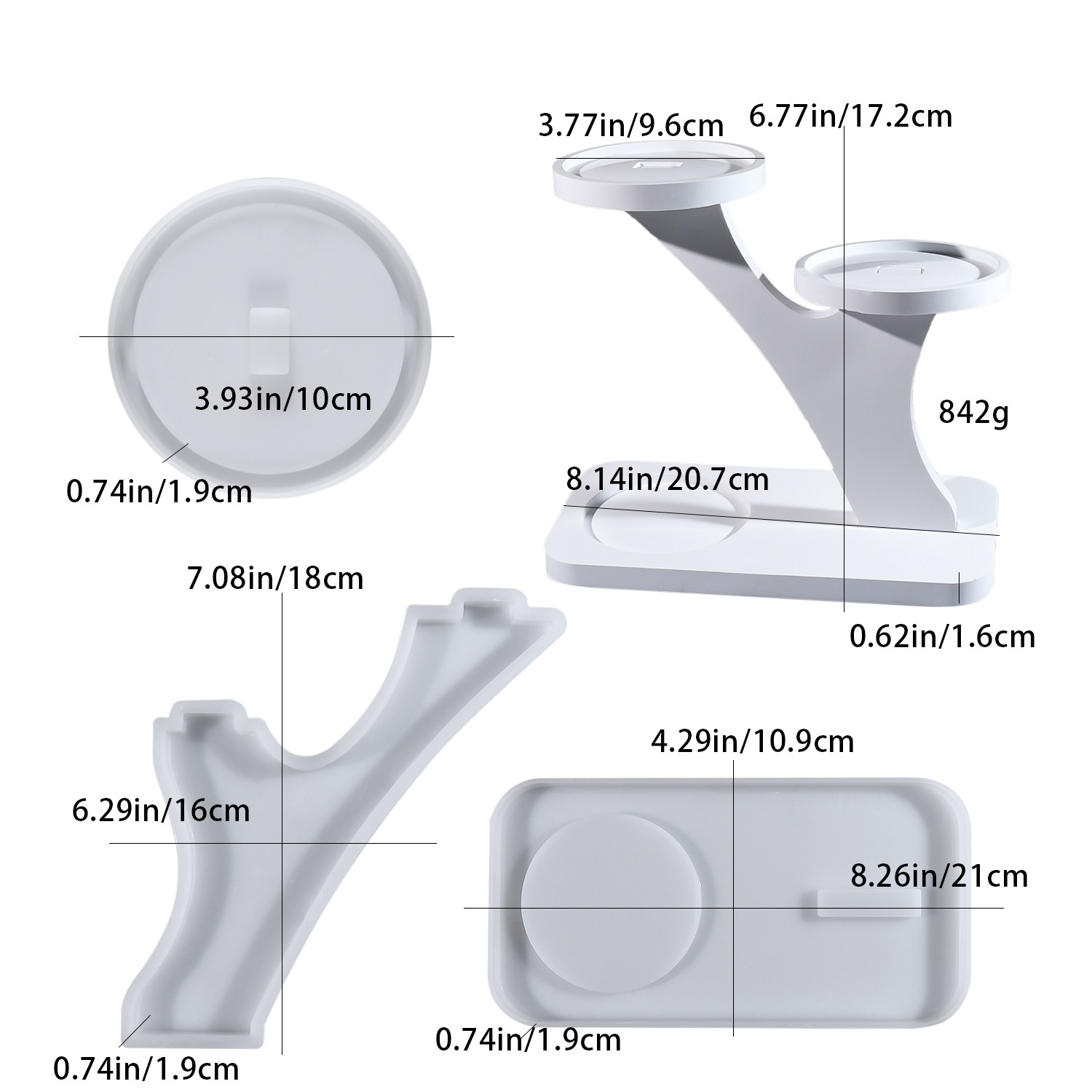 Candle Making Moulds - Kendin Yap epoksi reçine kalıp mumluk
