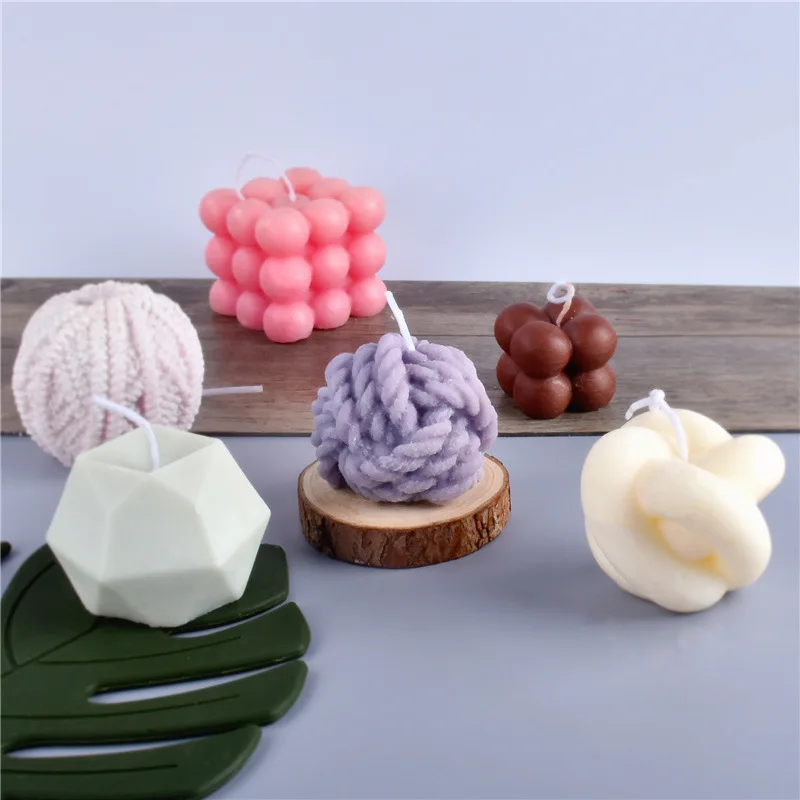 Candle Making Yarn - Yaratıcı topu iplik silikon mum kalıp