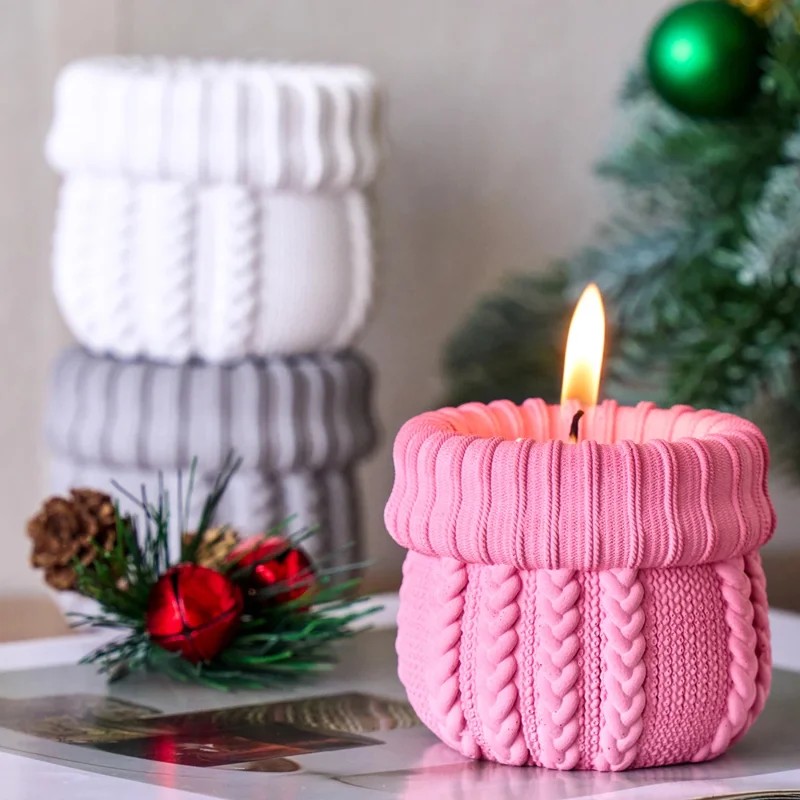 Candle Making Yarn - Örme İplik Mum Kavanoz Silikon Kalıp