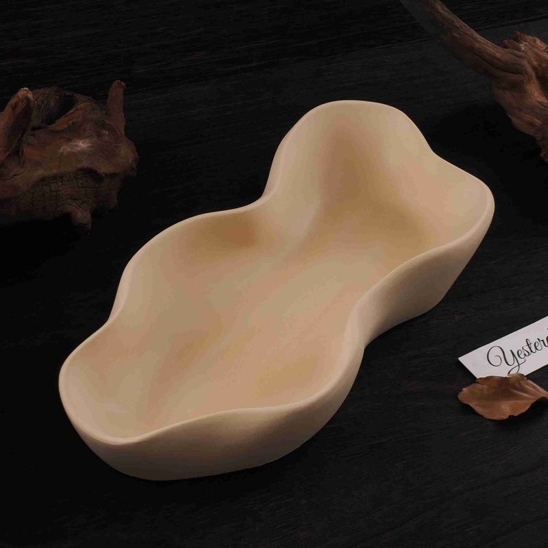 Candle Making Moulds - DIY Düzensiz Dalga Mum Kase silikon