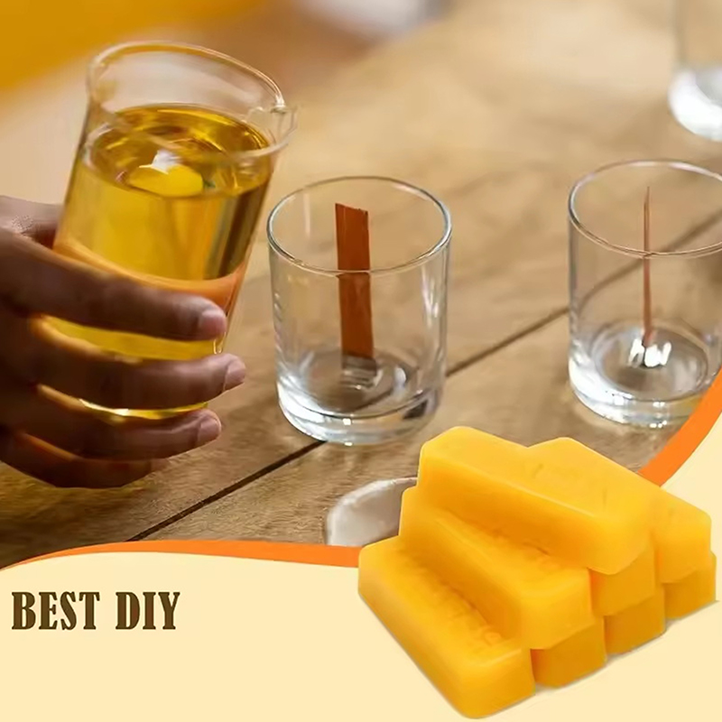 Candle Making With Beeswax - 4/8 adet Saf Balmumu Blokları, Yüksek