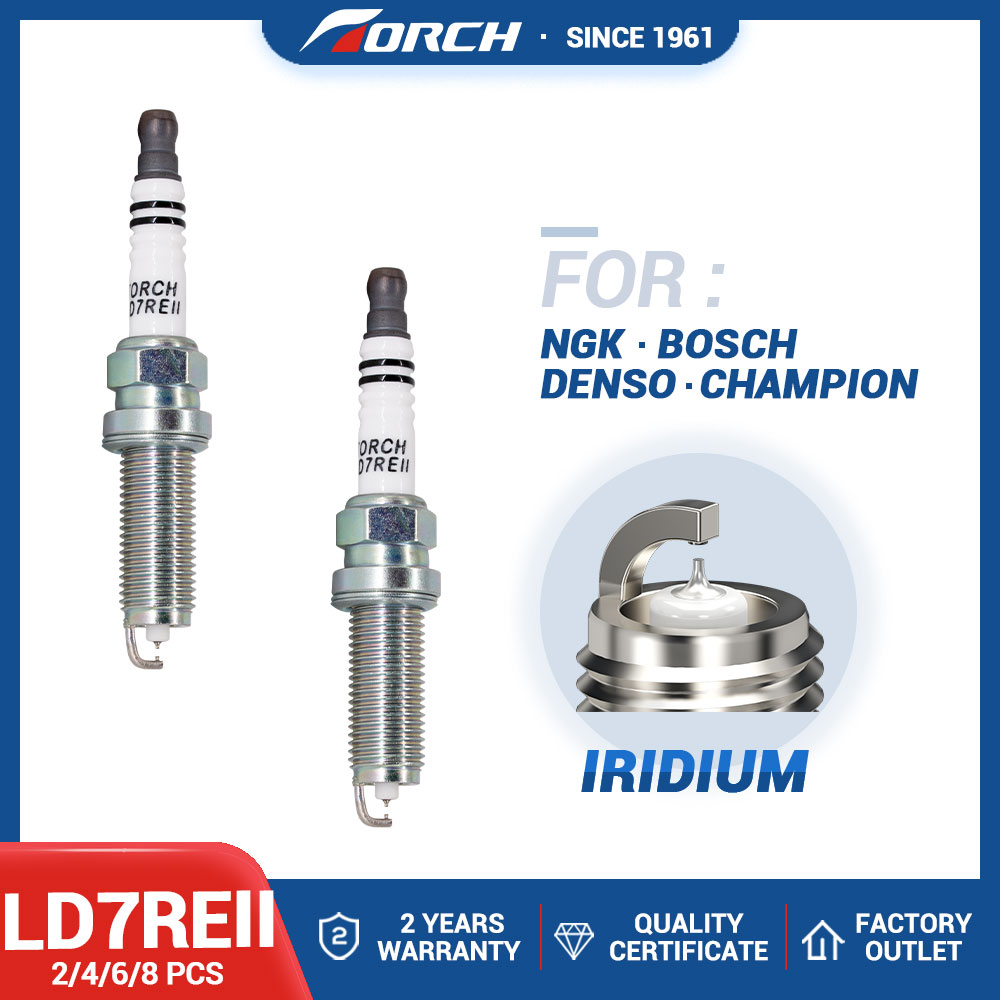 Candle X - 2-8 adet çift iridyum mum meşale