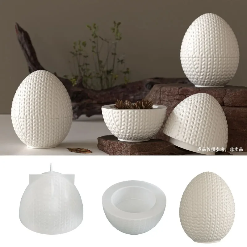 Candle Making Yarn - DIY Örgü İpliği Yumurta Şeklinde Oval