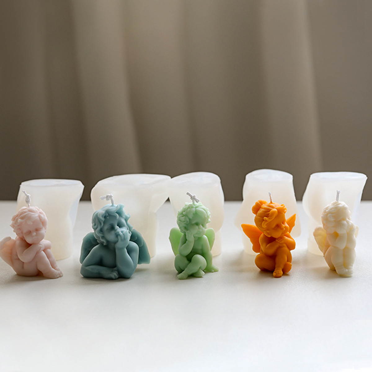 3D Güzel Melek Çocuklar Mum si - Candle Making For Kids incelemesi ve fiyatı