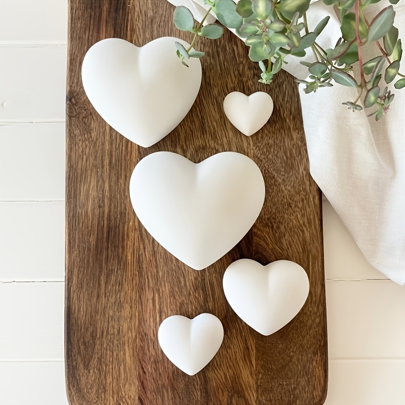 5 adet Kalp Şeklinde Alçı Mum  - Candle Making Moulds incelemesi ve fiyatı