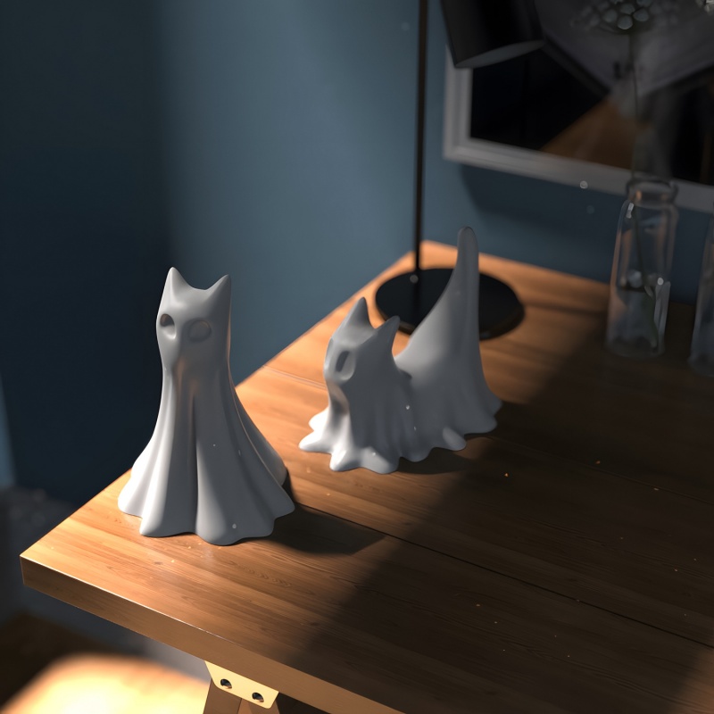Hayalet Kedi Cadılar Bayramı M - Candle Making Moulds incelemesi ve fiyatı