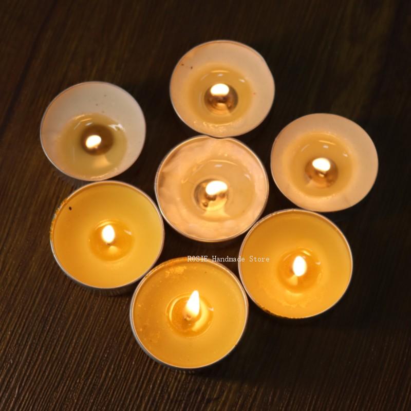 Boş çay balmumu dairesel alümi - Candle Making Video incelemesi ve fiyatı