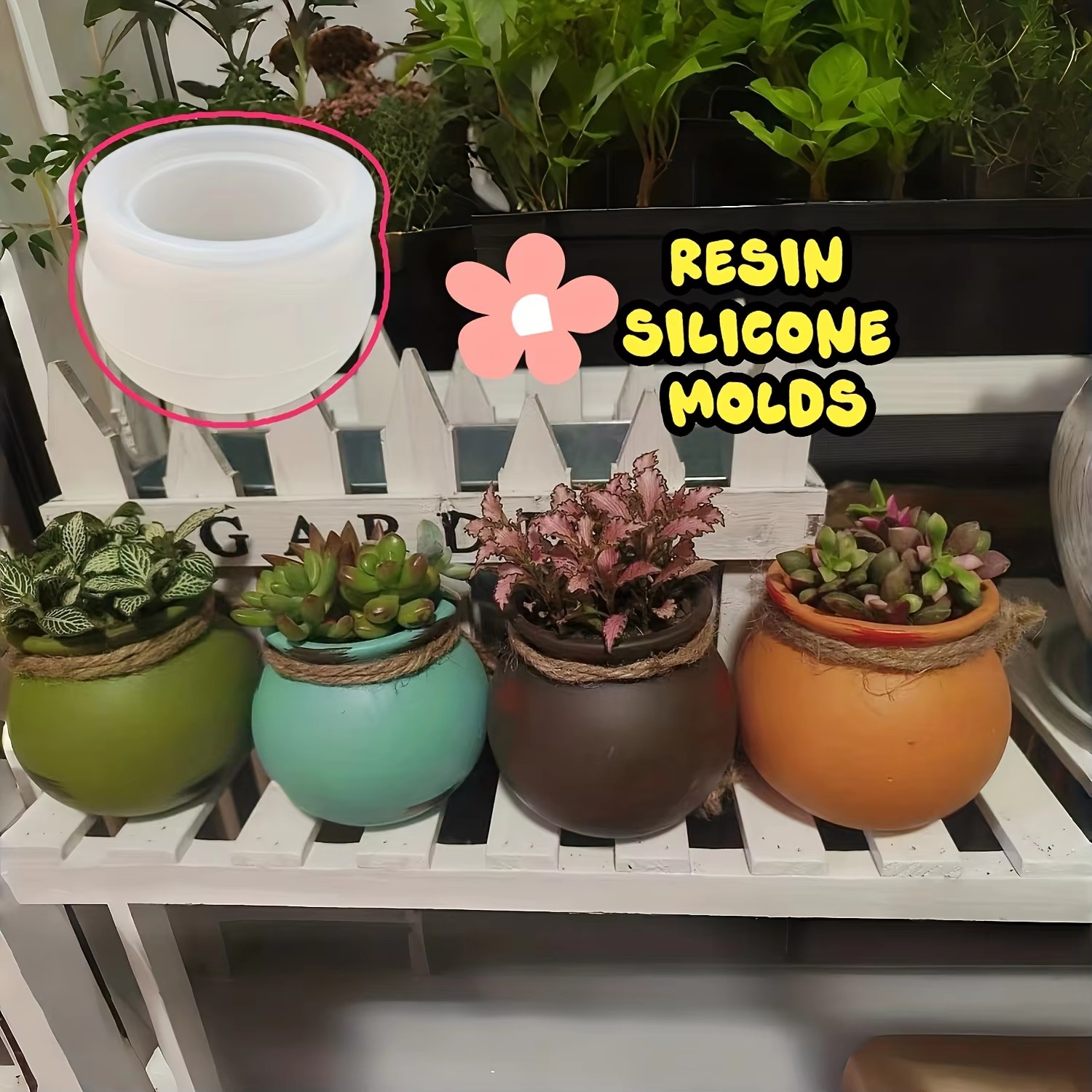 Silikon Saksı Kalıpları, Reçin - Candle Making Moulds incelemesi ve fiyatı