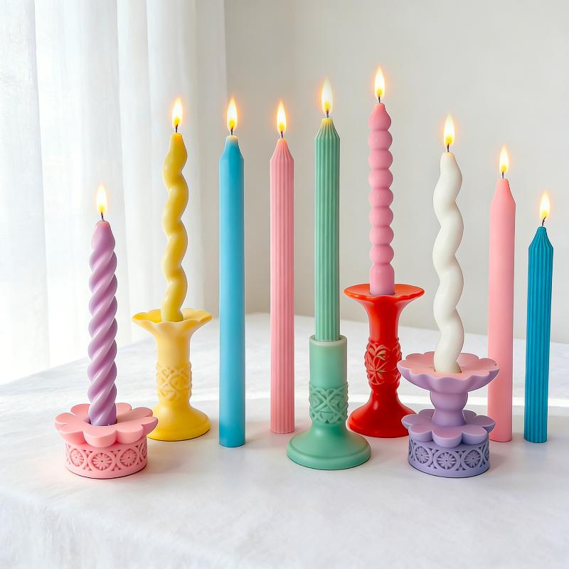 Uzun Spiral Silikon Mum Kalıbı - Candle Making Video incelemesi ve fiyatı