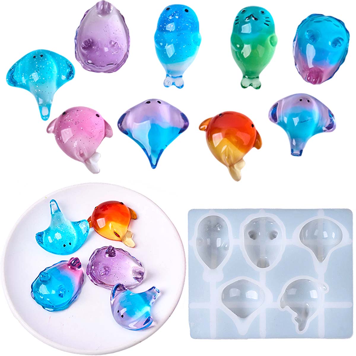 3D Şifalı Kawaii Manta Ray Bal - Candle Making Moulds incelemesi ve fiyatı