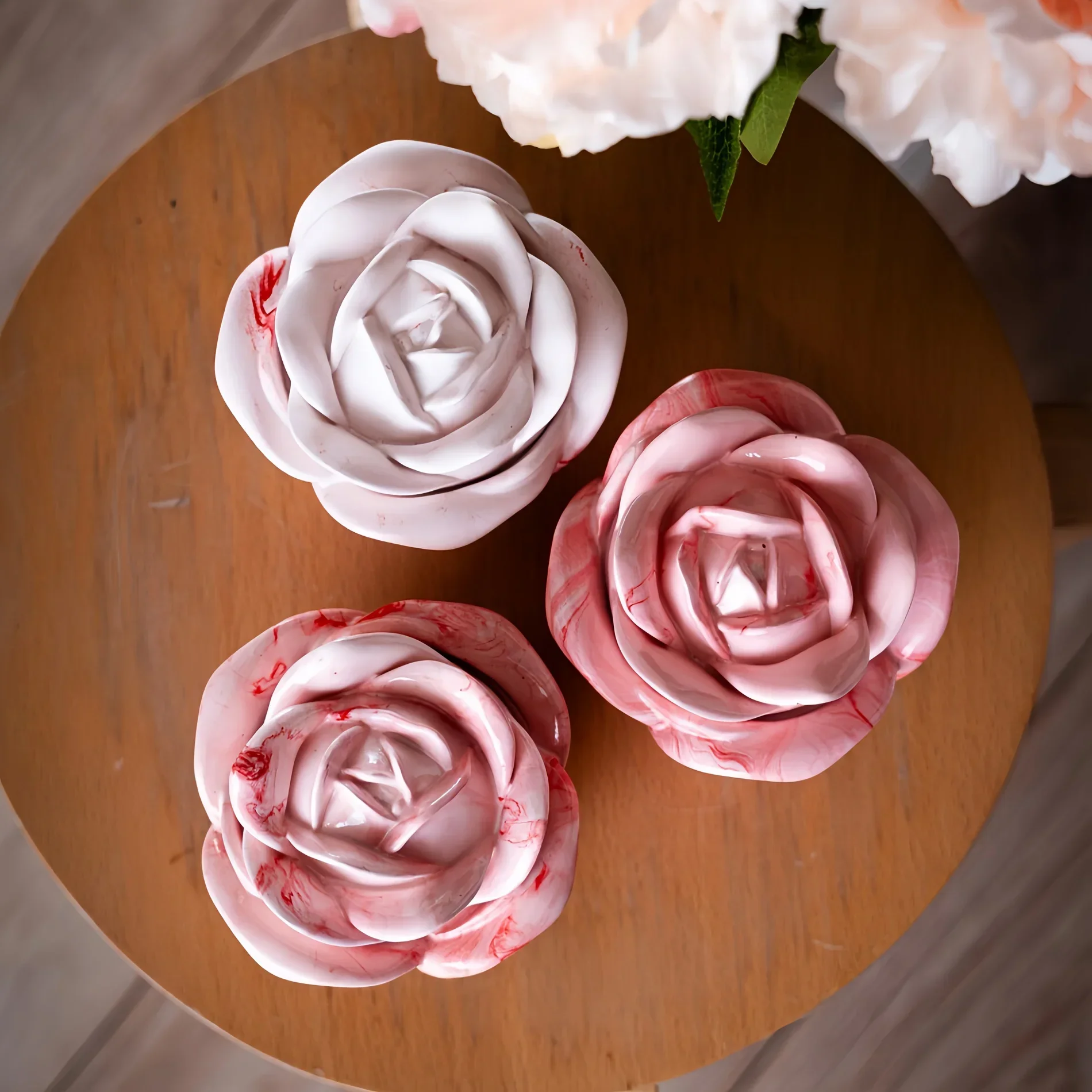 2 Parçalı Gül Şeklinde Silikon - Candle Making Moulds incelemesi ve fiyatı