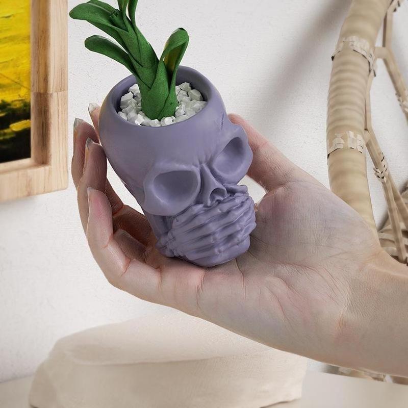 3D Kafatası Silikon Reçine Kal - Candle Making Moulds incelemesi ve fiyatı