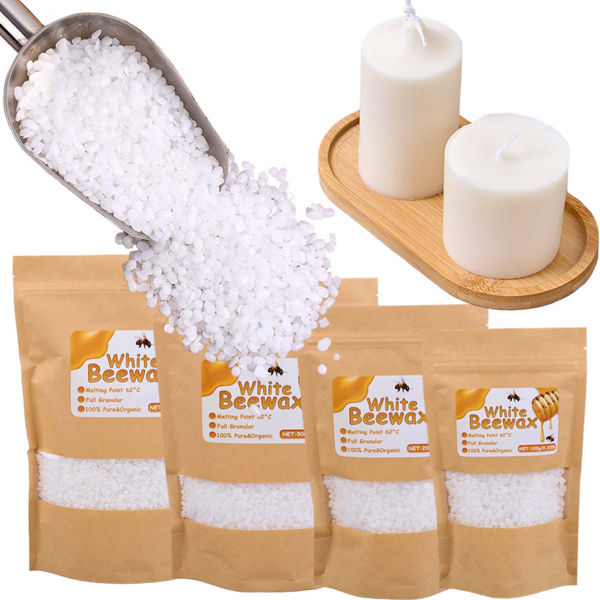 Beyaz Balmumu Saf Doğal Granül - Candle Making With Beeswax incelemesi ve fiyatı