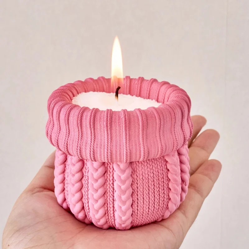 Örgü ipliği mum kavanozu silik - Candle Making Yarn incelemesi ve fiyatı