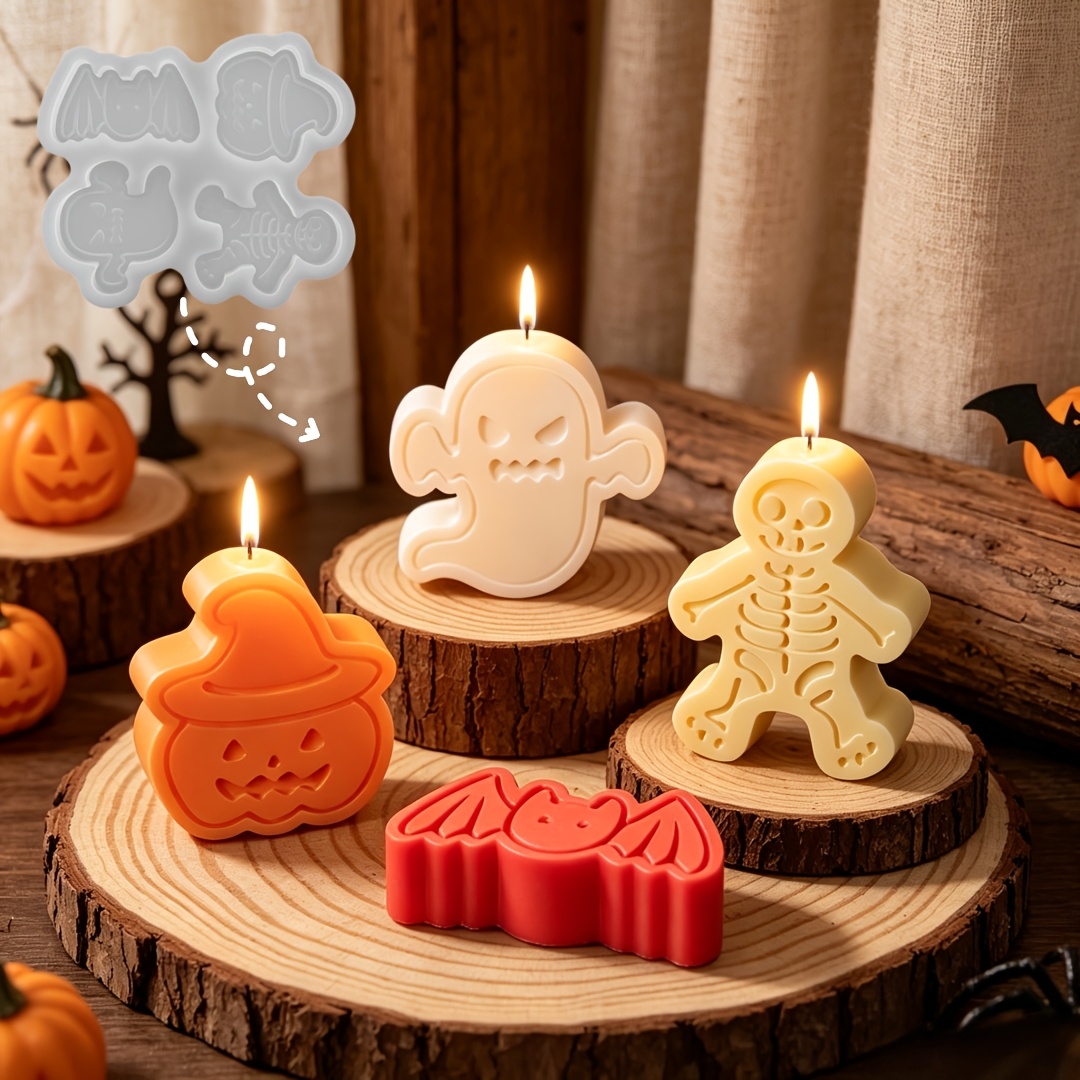 4 bölmeli silikon reçine kalıp - Candle Making Moulds incelemesi ve fiyatı